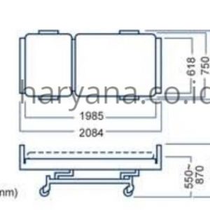 Jual Examination Table PK-1105 (2)